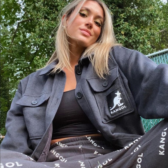 Kangol Oversized Shirt Jacket Shacket X 